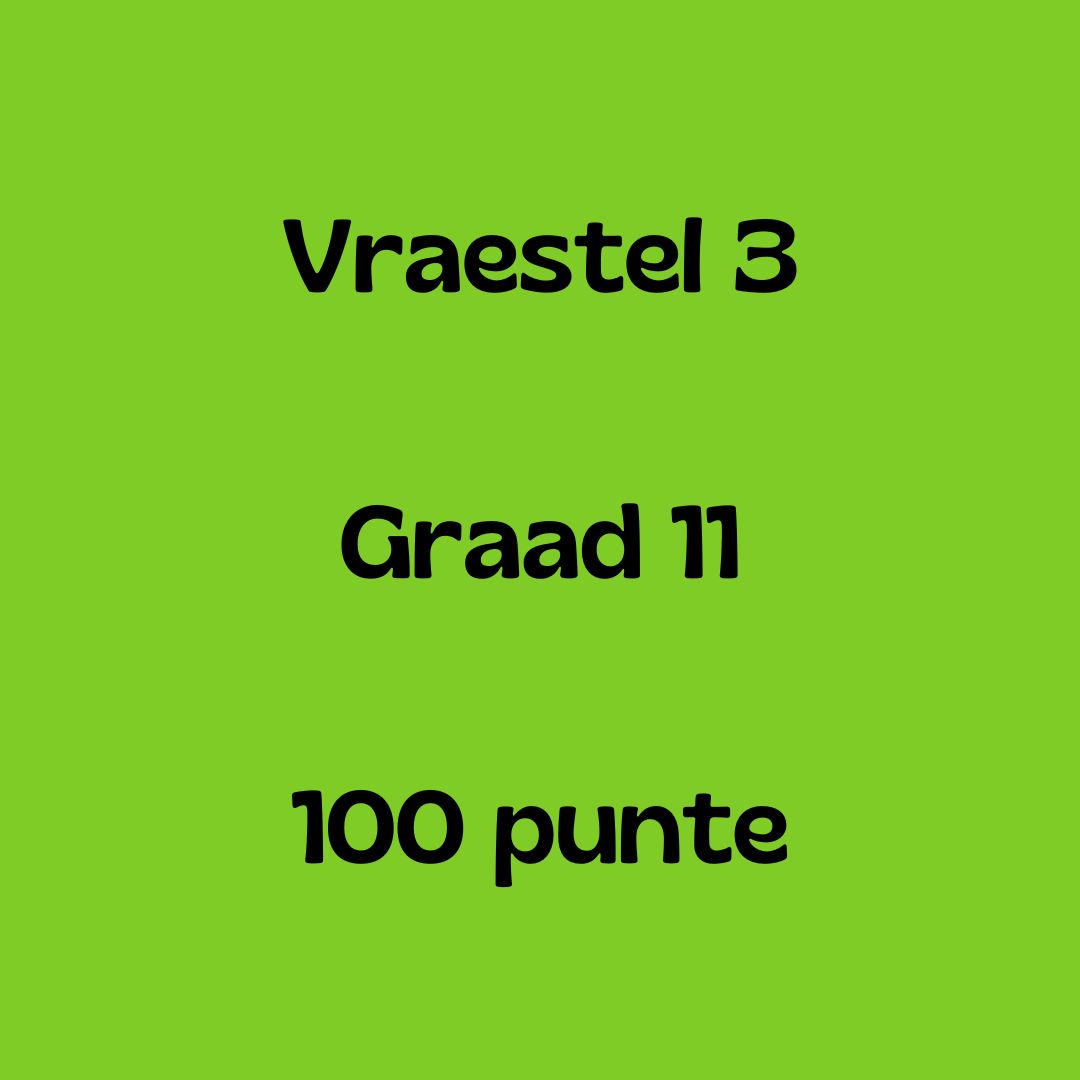 Graad 11 Afrikaans EAT Vraestel 3 2024 (uit 100)