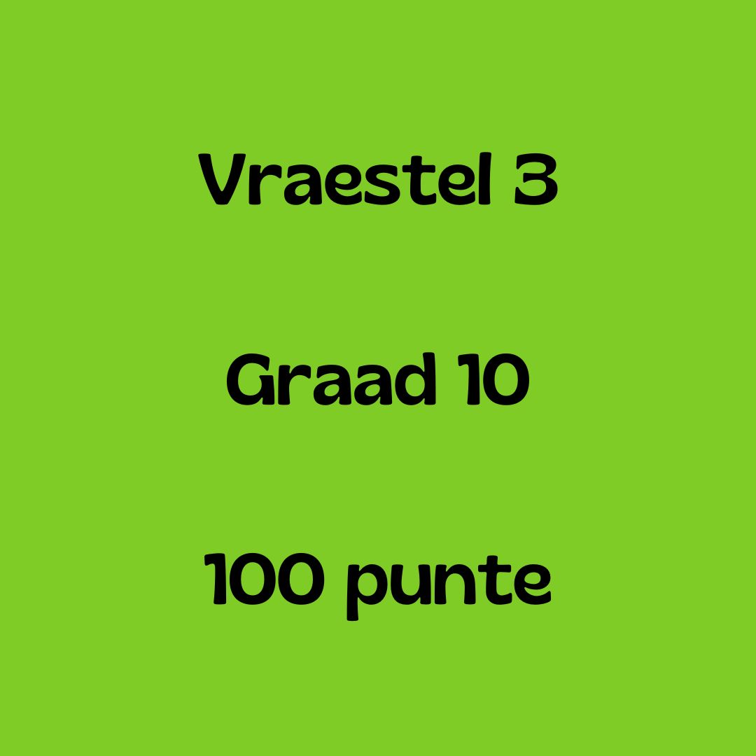 Graad 10 Afrikaans EAT Vraestel 3 2024 (uit 100)