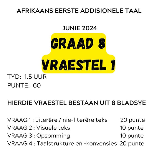 Graad 8 Afrikaans EAT Junie Vraestel 1 2024 (uit 60)